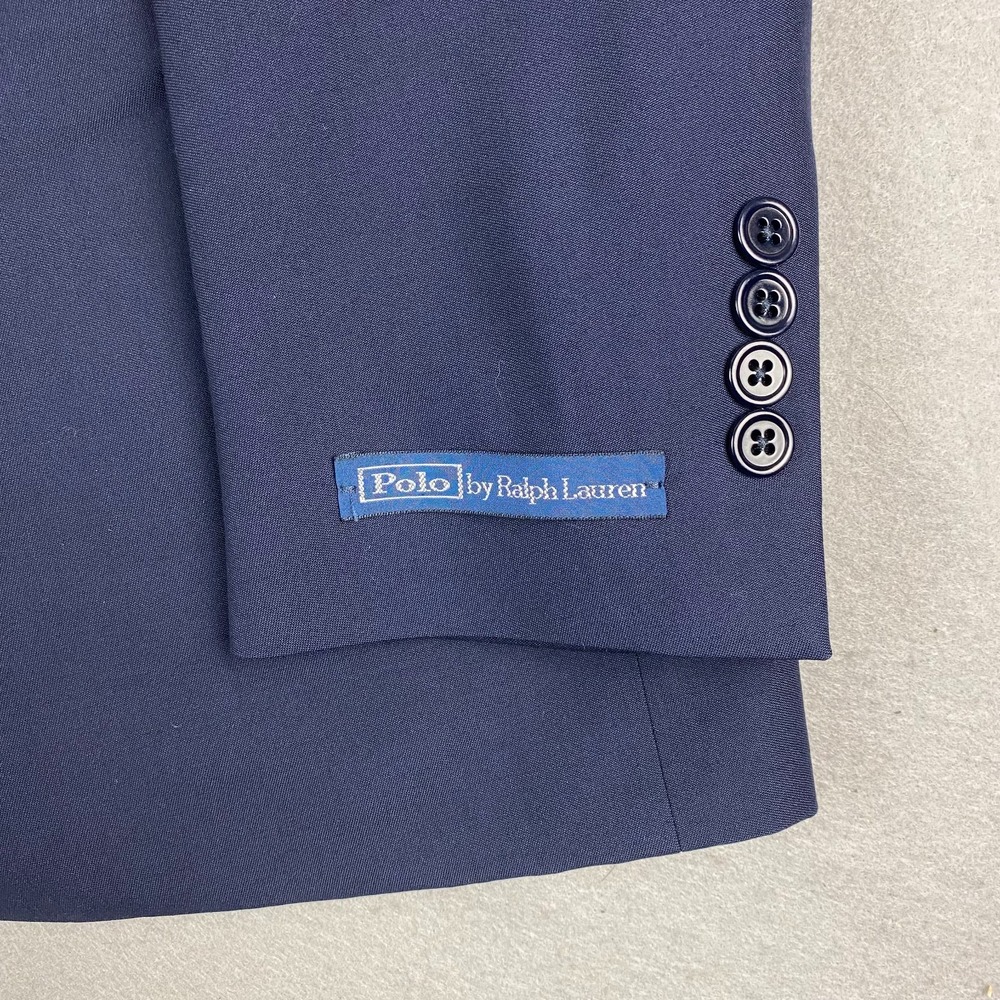 Polo Ralph Lauren Mens Wool Barathea Tuxedo 42L Tailored fit blue NWOT Italy - Picture 2 of 16